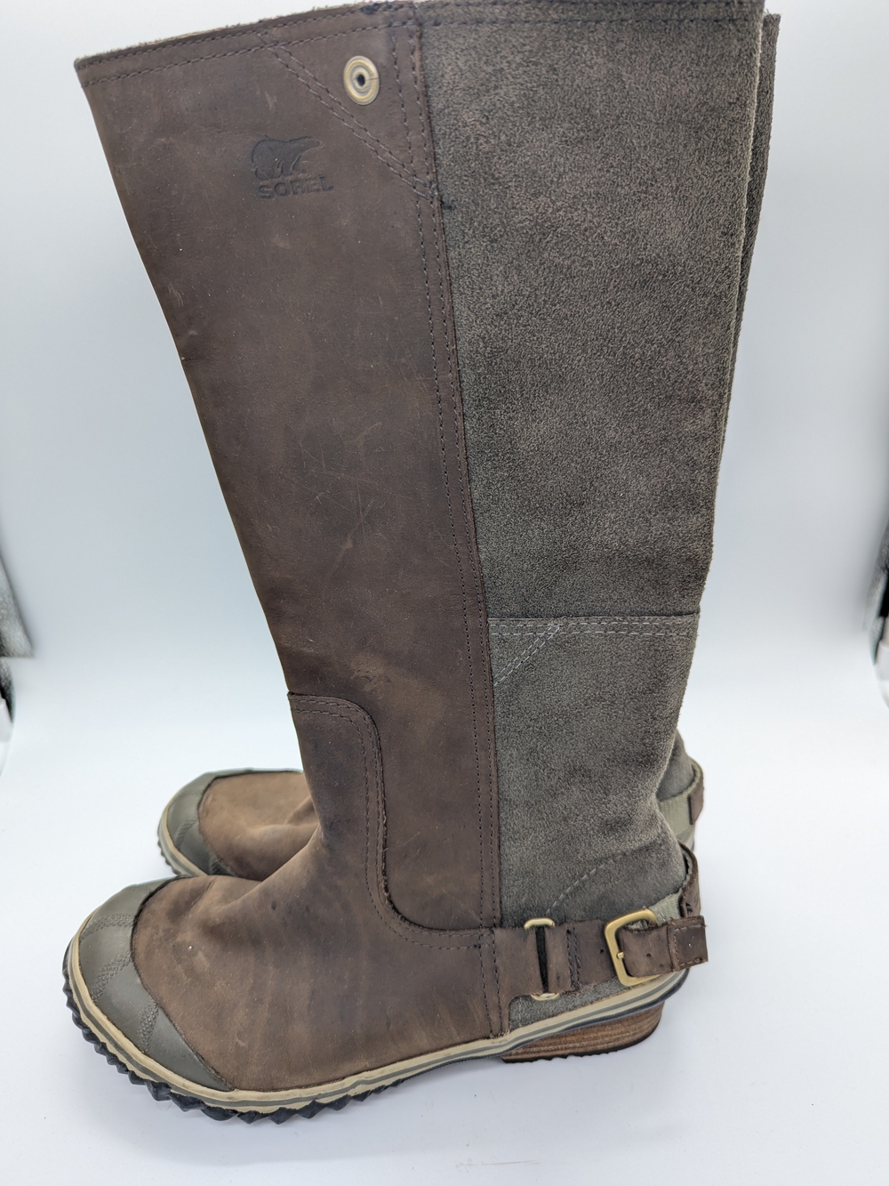Women's Sorel Slimboot Waterproof Leather Boots Size 9